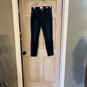 Frame Denim Women's Dark Indigo Skinny Jeans